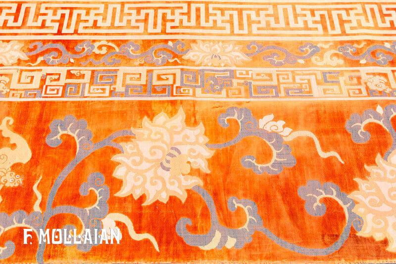 Tessuto Imperiale Cinese Di Lana Con Disegno Maestoso n°:25862558